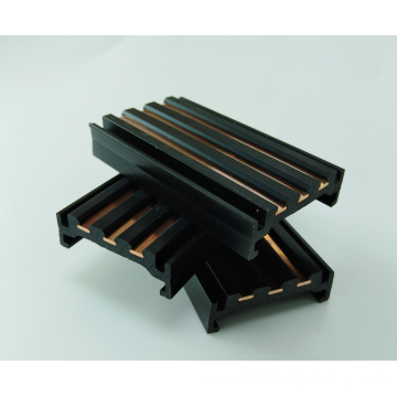 plastic copper coextrusion light track inner conductive part